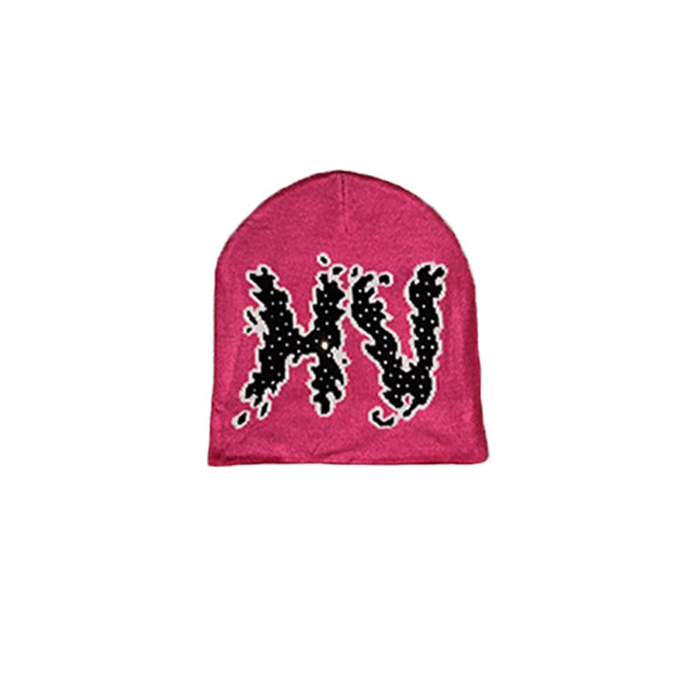 Pink "Stardust" beanie