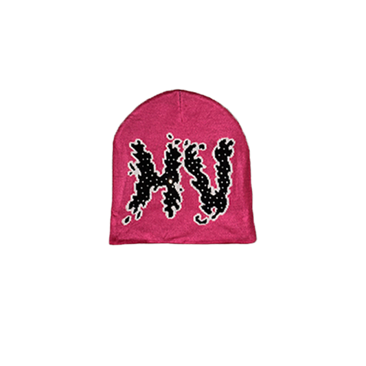 Pink "Stardust" beanie