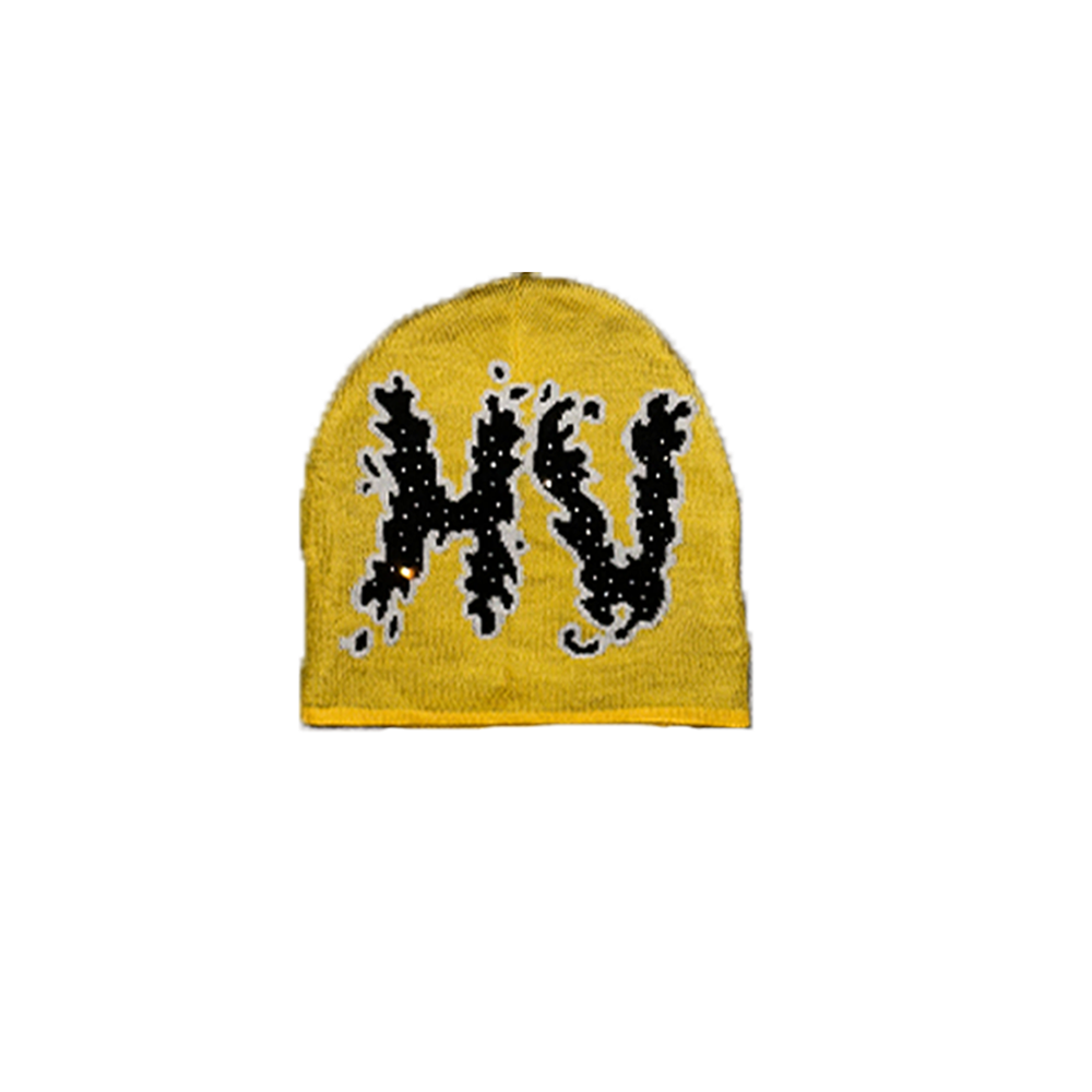 Yellow "Stardust" beanie